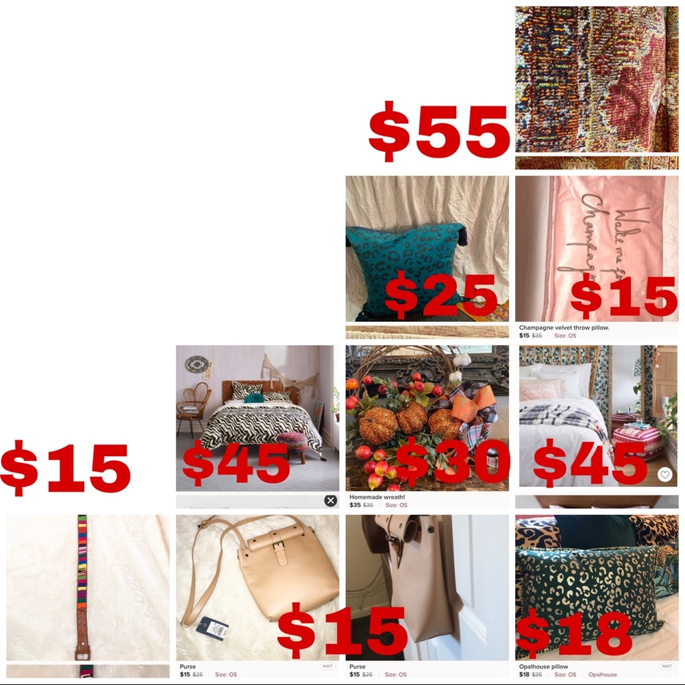 ALL ITEMS LEFT